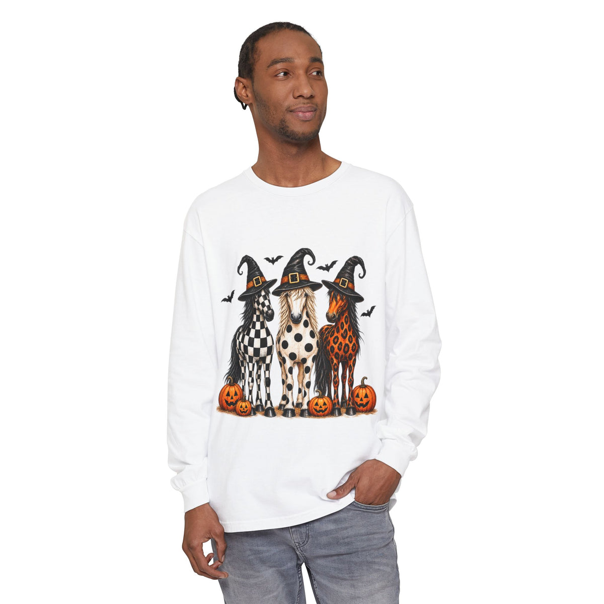 Unisex Garment-dyed Long Sleeve T-Shirt