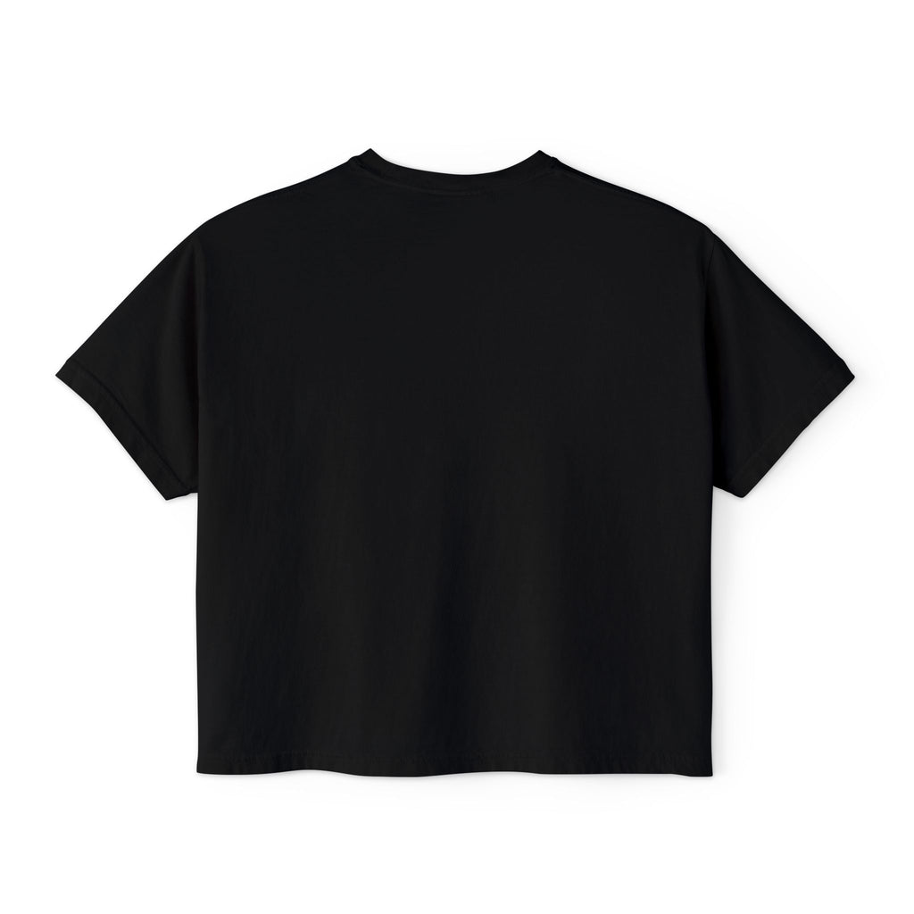 Women's Boxy Tee with Colorful Horseshoe Graphic — Lucky Western Crop Top