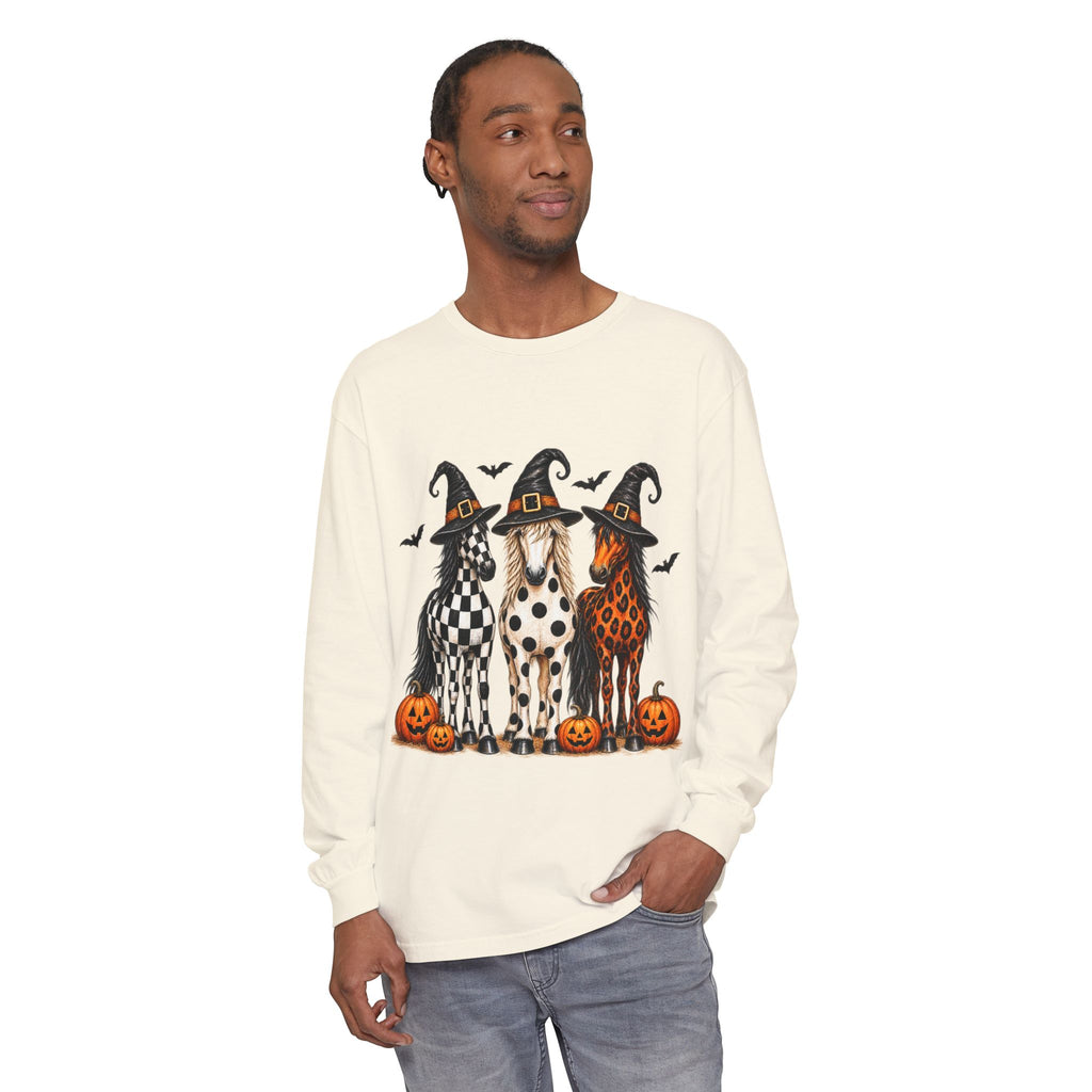 Unisex Garment-dyed Long Sleeve T-Shirt