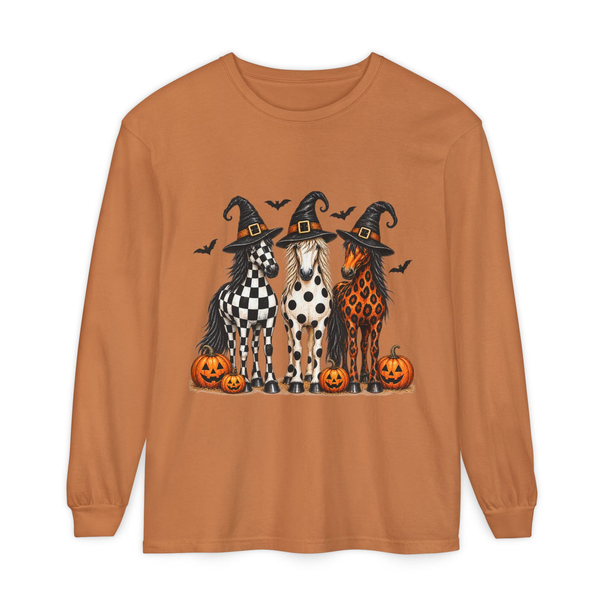 Unisex Garment-dyed Long Sleeve T-Shirt