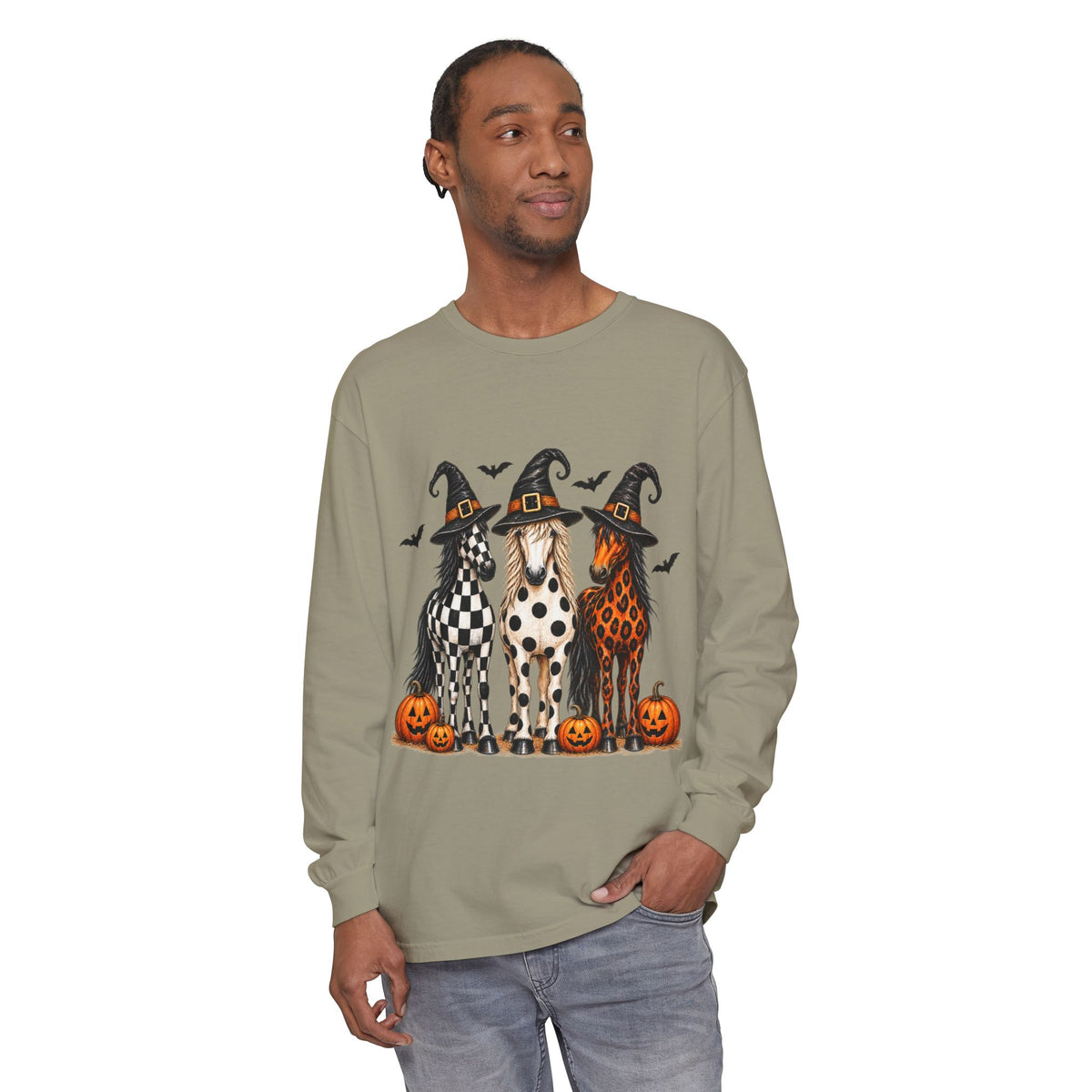 Unisex Garment-dyed Long Sleeve T-Shirt