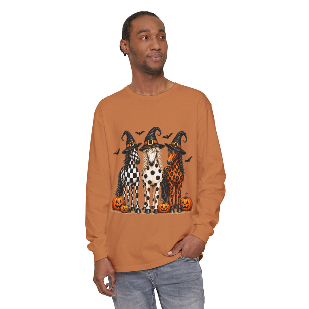 Unisex Garment-dyed Long Sleeve T-Shirt